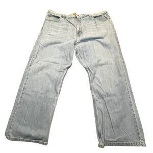 Old Navy Loose Fit Jeans Mens 44x30 Light Wash Denim Straight Leg Casual Baggy